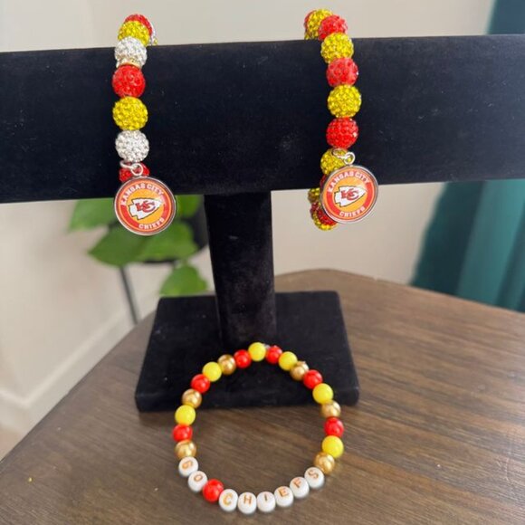 Kansas City Chief Bracelets - Picture 1 of 1